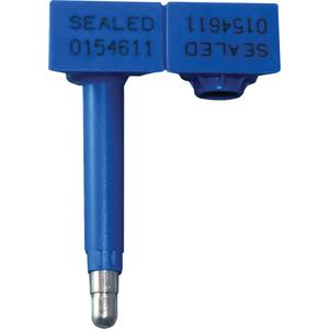SnapTracker Security Seal - Bolt Seal, Plastic/Metal, 3-3/8", Blue