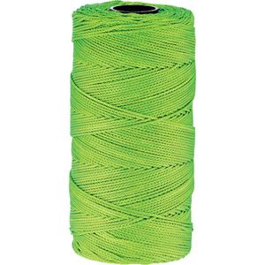 Braided Construction Line - Nylon, 1000', #18, Green, 165 lbs.