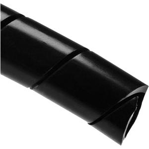 Spiralwrap Protective Sheathing - 100', 0.5", Black, Polyethylene