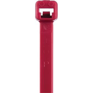 T Series Cable Ties - 8", 50 lbs., Red