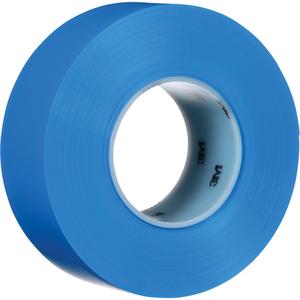 Durable Floor Marking Tape 971 - Blue, Vinyl, 2", 108', 110 PSI, 17 mil