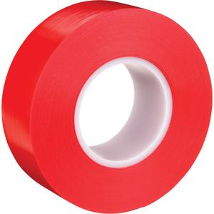 Durable Floor Marking Tape 971 - Red, Vinyl, 2", 108', 110 PSI, 17 mil