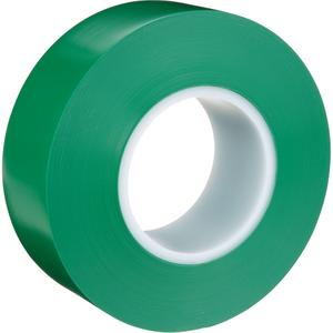 Durable Floor Marking Tape 971 - Green, Vinyl, 2", 108', 110 PSI, 17 mil