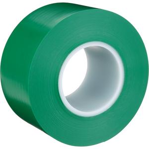 Durable Floor Marking Tape 971 - Green, Vinyl, 3", 108', 110 PSI, 17 mil