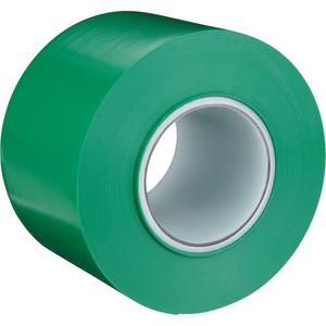 Durable Floor Marking Tape 971 - Green, Vinyl, 4", 108', 110 PSI, 17 mil