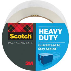 Scotch® Heavy Duty Shipping Packaging Tape 3850 - Hand, Hot Melt, 48 mm (1-22/25"), 50 m (164'), Transparent, Guaranteed to stay sealed (Proof of Purchase Required)