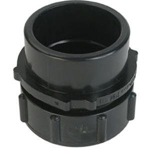 Cleanout Adapter - Spigot x Cap, Plastic, 1-1/2"