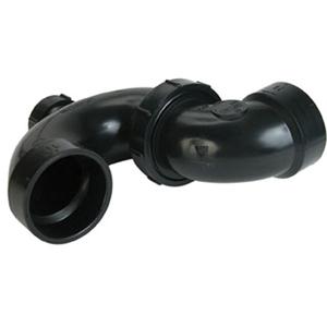 P-Trap with Cleanout - Standard, Plastic, 1-1/2"