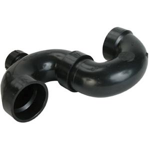 "S" Siphon - Plastic, 1-1/2", Hub x Hub