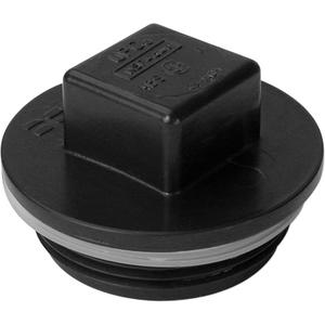 Threaded Plug - Cleanout, Plastic, 1-1/4", 1-1/2", 2", 3", 4", 6"