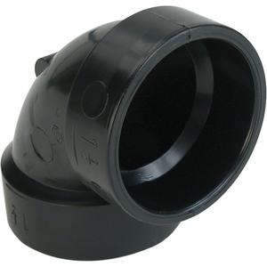 Long Radius 90º Long Elbow Fittings - Hub x Hub, Plastic, 2"