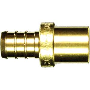 Lead-Free Sweat Adapter - Barb x Male, Brass, 1"