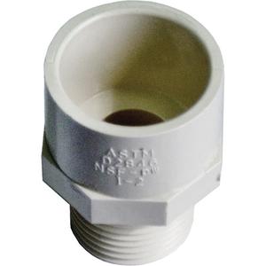Male Reducing Adapter - Hub x MPT, CPVC, 1/2" x 3/4"