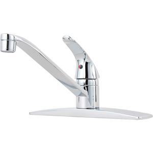 Pfirst Series Kitchen Faucet - Pull Out, Polished, Deck Mounted, 4, 6-5/16", 1, 1.8, 4-23/32", 1-3/8"