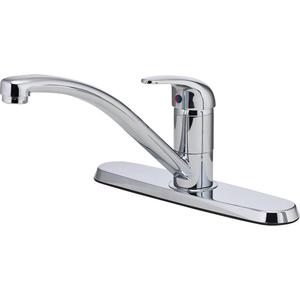 Pfirst Series Kitchen Faucet - Pull Out, Polished, Deck Mounted, 3, 6-27/32", 1, 1.8, 6-27/32", 2-1/2"