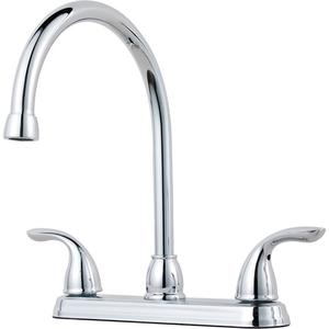 Pfirst Series Kitchen Faucet - Traditional, Polished, Deck Mounted, 3, 11-11/32", 2, 1.75, 6-13/32", 1-1/2"