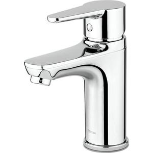 Pfirst Modern Single Control Bathroom Faucet - Polished, Nickel, Pull Out, Deck Mounted, 1, 6-3/4", 1, 1.2, 3-15/16, 1-3/16"