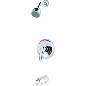 Pfirst Series Tub & Shower Trim - Polished Chrome, 1, 1.8, Bell