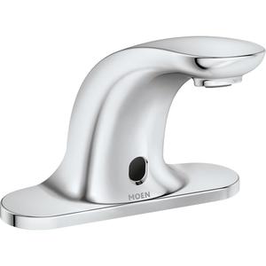 M-Power™ Centreset Lavatory Faucet - Chrome, Touchless, Deck Mounted, 3, 5", 0, 4 AA Batteries, 0.5 GPM, 3/8" Compression, CSA B125.1