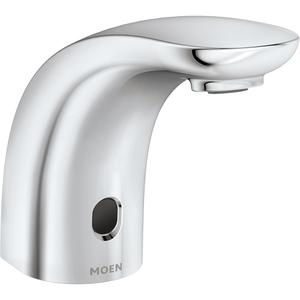 M-Power™ Single Mount Lavatory Faucet - Chrome, Touchless, Deck Mounted, 1, 5", 0, 4 AA Batteries, 0.5 GPM, 3/8" Compression, CSA B125.1
