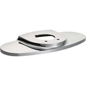 M-Power™ Deck Plate & Gasket Kit - Moen 8553 & 8554 Faucets, 2-1/2" x 6", Chrome, 1 Year Limited