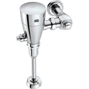 M-Power™  Electronic Urinal Flush Valve - 4 AA Batteries, Chrome, 3/4" IPS, 3/4"