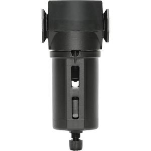 Manual Drain with Standard Bowl Modulair 300 - 1/4" NPT, 150 PSI, Manual, In Line/Modular, Water, 5 Micron, 52 SCFM @ 100 PSI, 4 to 52 °C, 151 ml, Polycarbonate, Nylon Shatterguard