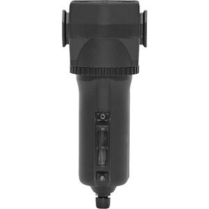 Manual Drain with Metal Bowl Modulair 400 - 1/2" NPT, 250 PSI, Manual, In Line/Modular, Water, 5 Micron, 130 SCFM @ 100 PSI, 4 to 79 °C, 270 ml, Aluminum, Clear Nylon Sight Glass