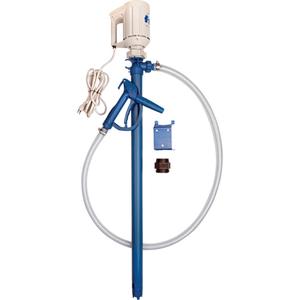 EFP-40 Drum Pump Kit with S1 Motor - Polypropylene/Stainless Steel, CSA, Hose Barb, 115VAC, 60 Hz, 1/3 HP, 230 Input, 110 Output
