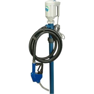 PFM-40 Drum Pump Kit with M3V Motor & DEF Accessories - Polypropylene/PVDF/Stainless Steel, CSA, Hose Barb, 115VAC, 50-60 Hz, 650 Input, 400 Output