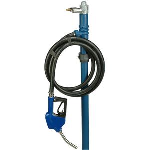 PFM-40 Drum Pump Kit with M6 Air Motor & DEF Accessories - 80-100 psi at 15-32 cfm, CE, Hose Barb, 200 cP
