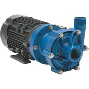 Magnetic Drive Pump with Carbon Bushing - 1-1/2", 1-1/2", 1/2 HP, 34', 5 Years, NPT, 3.1875", 6-Pole