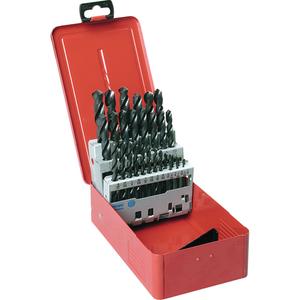 Jobber Length Drill Set - 11, 50, 41, 19, 25, High Speed Steel, 1.5 mm to 6.5 mm by 0.5 mm