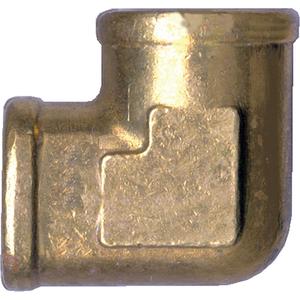 Forged 90° Elbow Pipe Fitting - FPT, Brass, 1/2", 1200 PSI, 1 Year