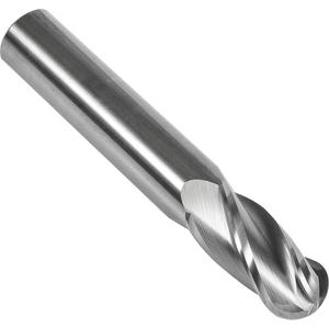 S238 30° Ball Nose End Mill - Carbide, 1/16", 1/4", 4, 1-1/2", 1/8"