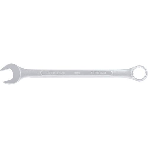Raised Panel Combination Wrench - 18-7/64", 1-3/8", Chrome, Plain