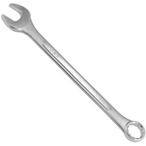 Raised Panel Combination Wrench - 19", 1-7/16", Chrome, Plain