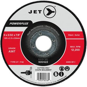 POWERPLUS Cut-Off Wheel - 5", 3/32", 7/8", 12200, 27, 13000 RPM