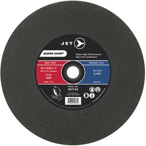 Super Chop Cut-Off Wheel - 12", 3/32", 1", 5100, 1, 0.094"
