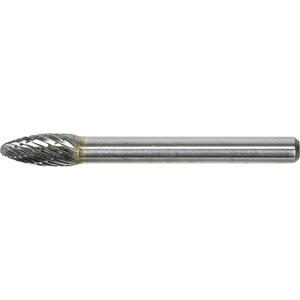 Solid Carbide Burr - SH-1, SH-2, SH-5, SH-6, SH-7, 1/4", 1/4", 5/8", FLAME SHAPE, 5/8"