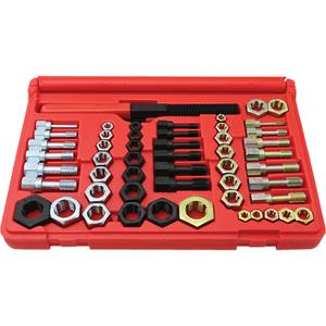 53 Piece Rethreading Kit Set - 11, 12, 13, 14, 16, 18, 20, 24 TPI, 0.80, 1.00, 1.25, 1.50, 1.75, 2.00, 2.50, 3.00 mm, Limited Lifetime