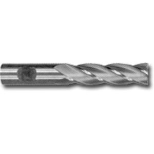 Weldon Shank Long Series End Mill - High Speed Steel, 1/2", 4