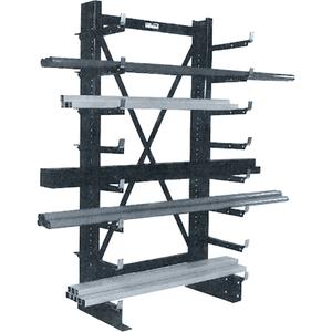 Single-sided Minitree® Cantilever Rack - Starter, 36", 76-3/16", 18-1/4", 8