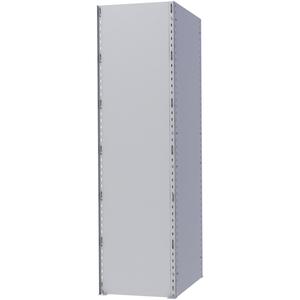 Interlok Boltless Shelving End Panel - 88", 12", 15", 24", 18", Steel, Light Grey
