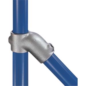 45° Single Socket Tee Structural Tube Clamp - 1.33", Case Hardened Steel