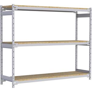 Wide Span Record Storage Shelving - Starter, 3, 800 lbs., 18", 32", 60", 72", Steel