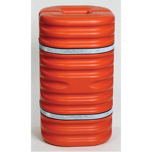 Column Protector - 10", 24", 24", 42", Orange, High-Density Polyethylene (HDPE), 10", 42", 24", 24"