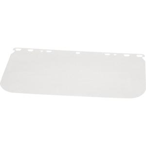 Matrix II Faceshield - 7-1/2", 15-1/2", 0.04", Polycarbonate, Clear, Meets/Exceeds CSA Z94.3