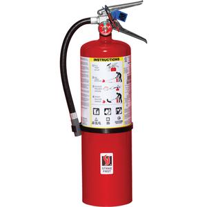 Fire Extinguisher - ABC, Dry Chemical, 10 lbs., 6A:80BC, 10' - 15', Wall, ULC, 14 - 16, 235, 21.25", 5.125"