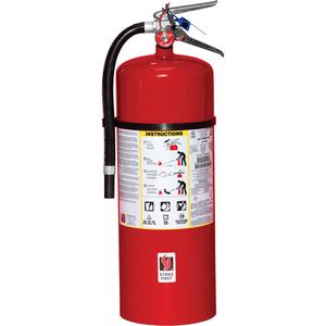 Fire Extinguisher - ABC, Dry Chemical, 20 lbs., 10A:120BC, 10' - 15', Wall, ULC, 20 - 22, 235, 24", 7.125"